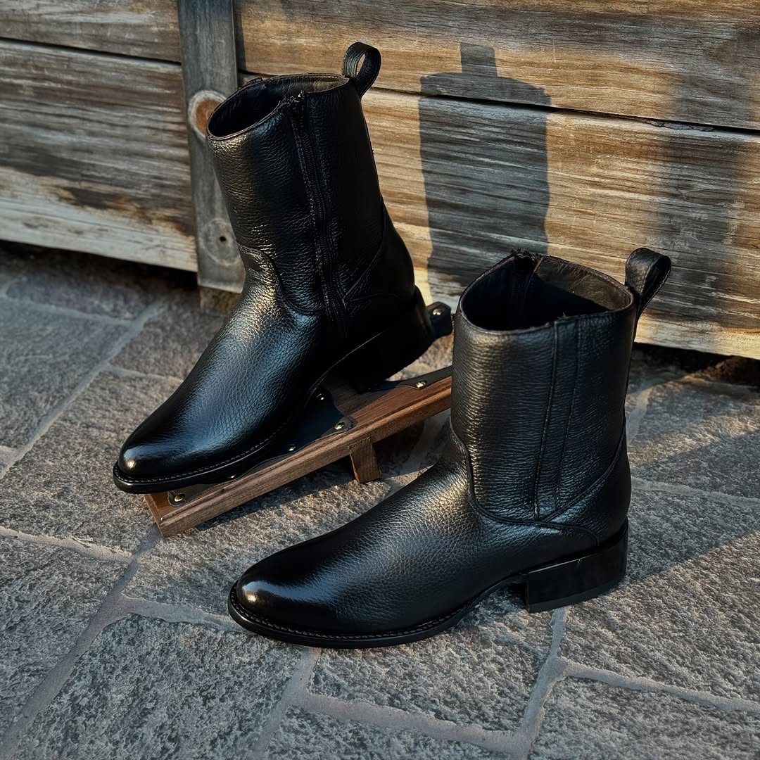 2025 Original Men's Deerskin Cowboy Boots