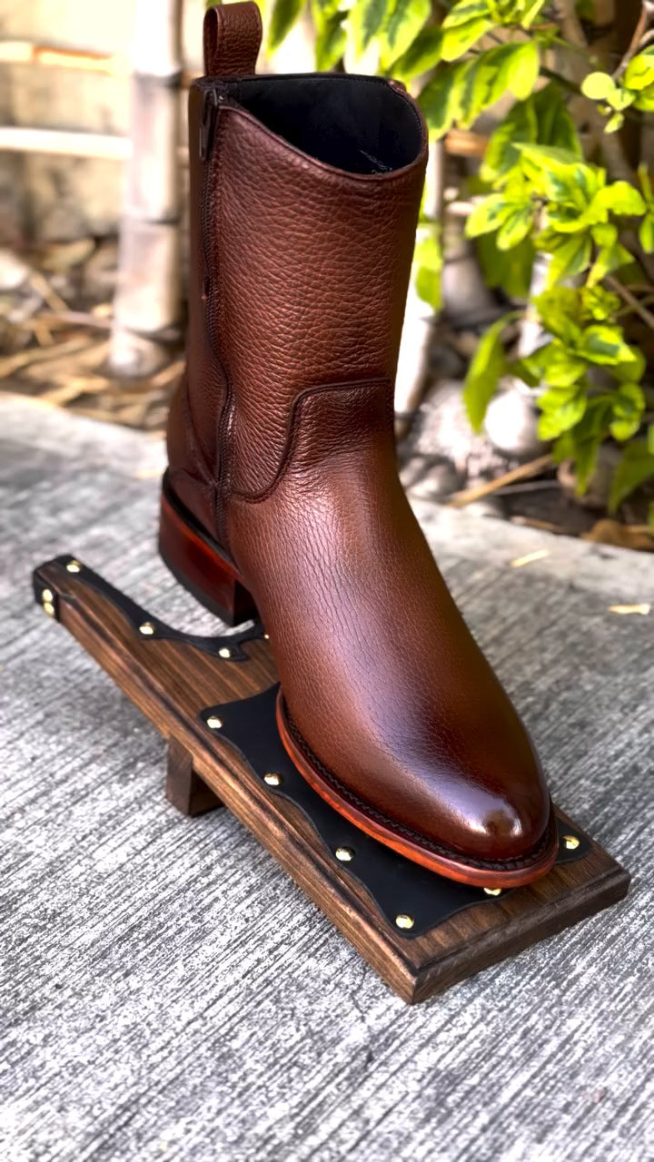 2025 Original Men's Deerskin Cowboy Boots