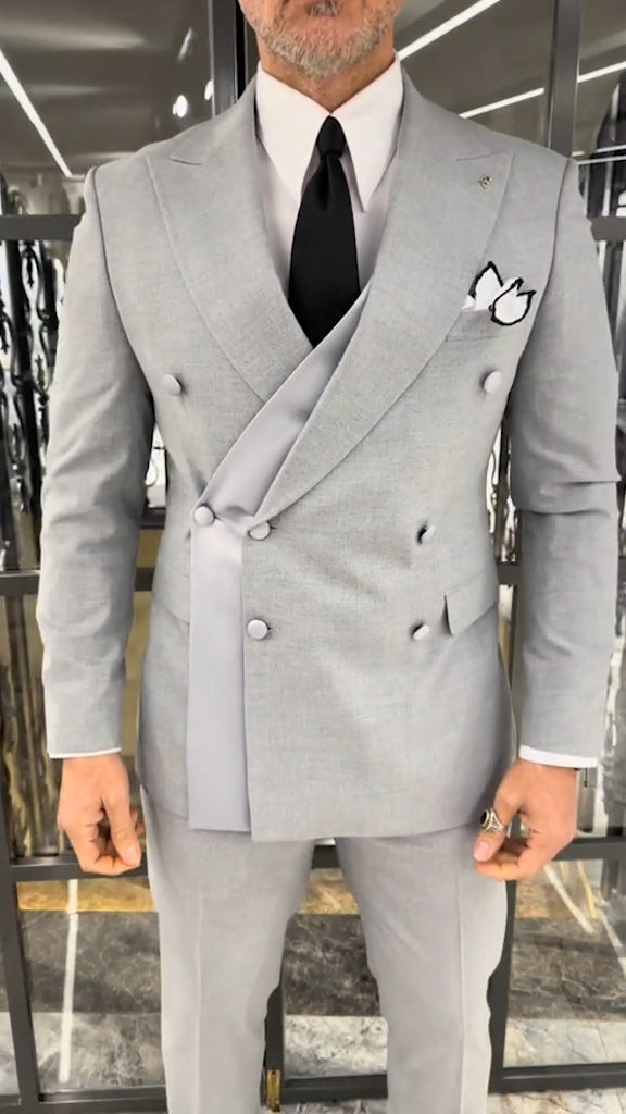2025 Original Men's Double Breasted Casual Suit