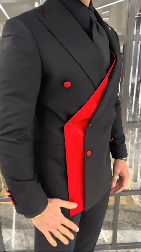 2025 Original Men's Double Breasted Casual Suit