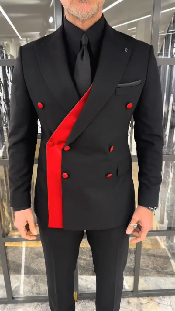 2025 Original Men's Double Breasted Casual Suit