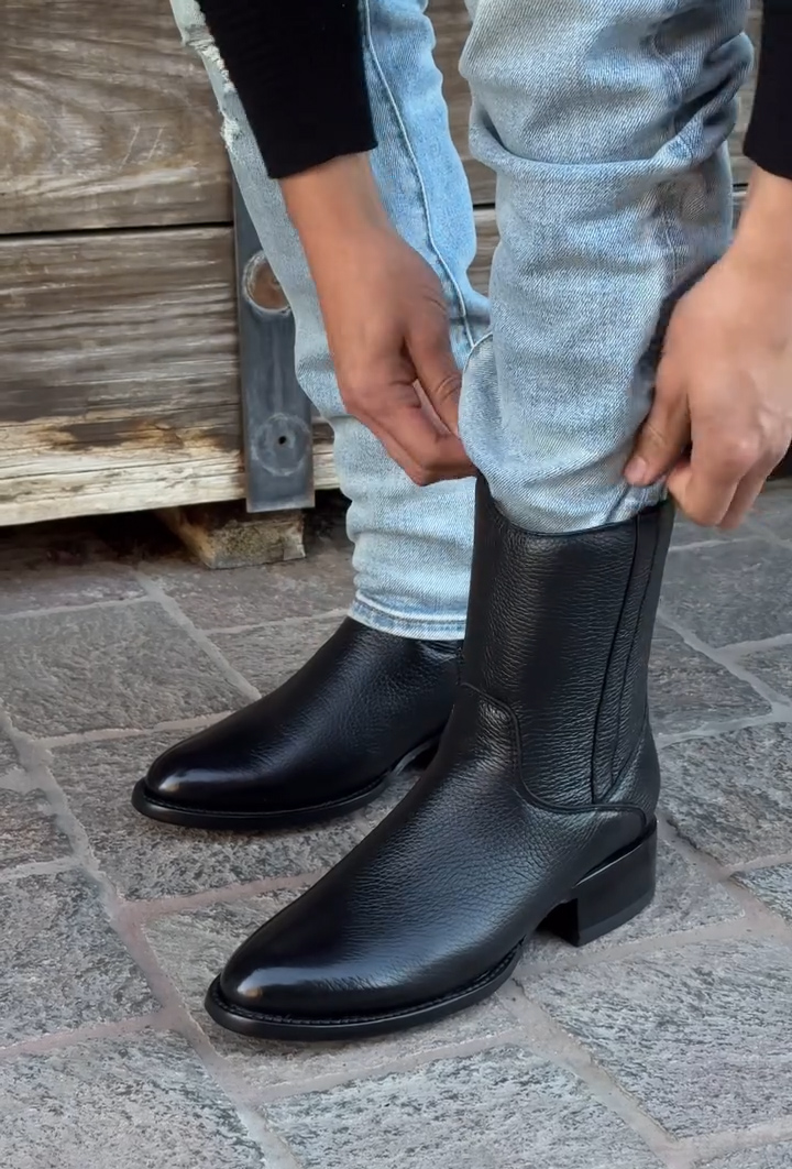 2025 Original Men's Deerskin Cowboy Boots