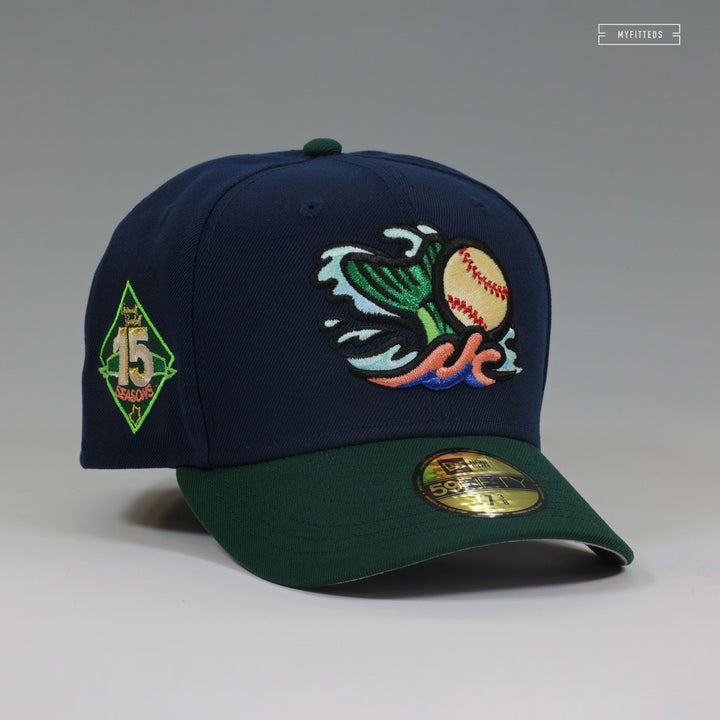 Creative series color block embroidered peaked cap