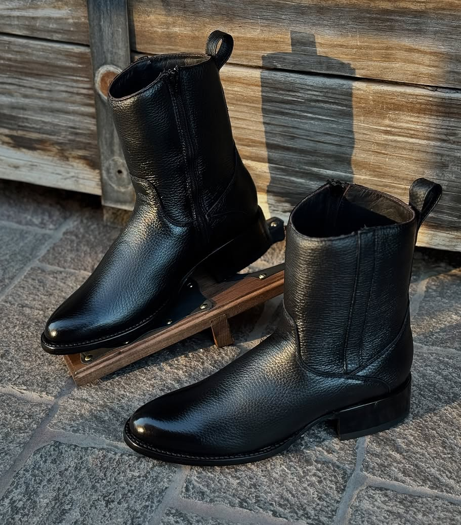 2025 Original Men's Deerskin Cowboy Boots