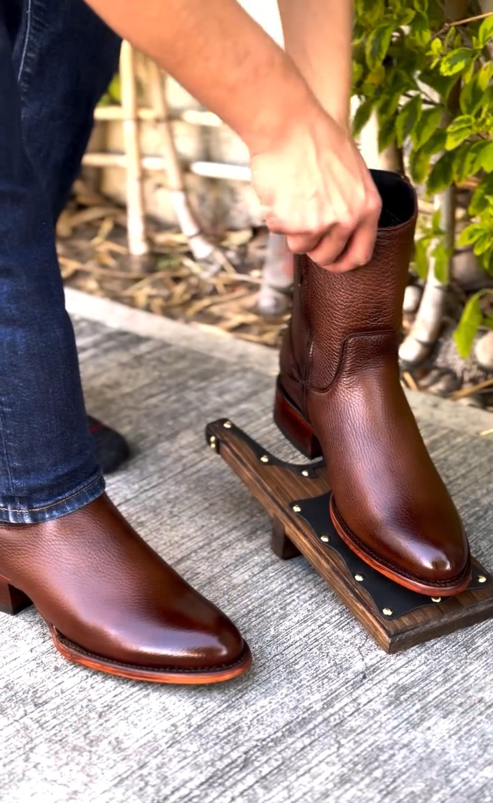 2025 Original Men's Deerskin Cowboy Boots