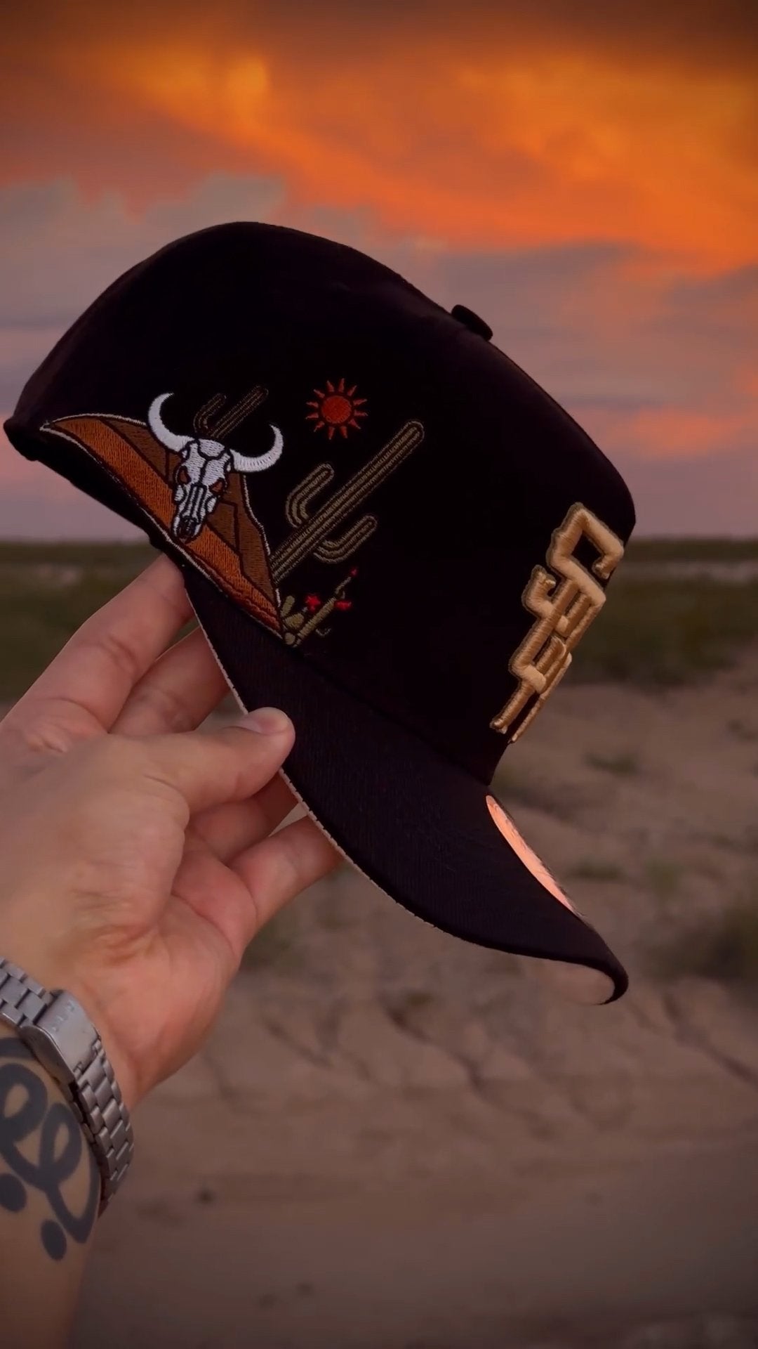 Warriors Desert Embroidered Baseball Cap