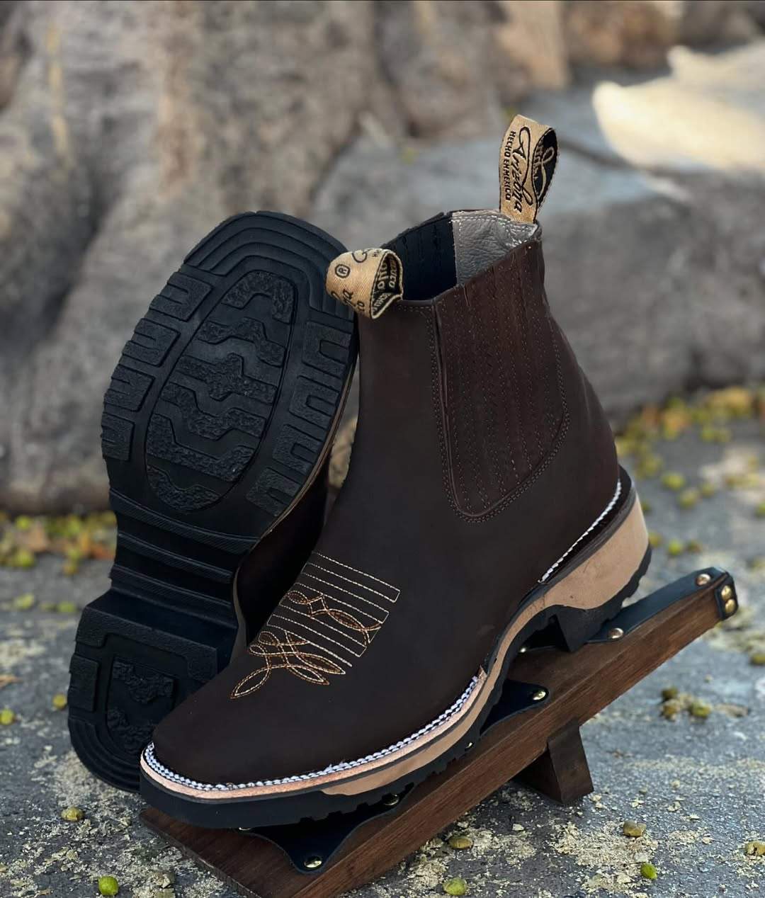 Dual Density Printed Cowboy Boots