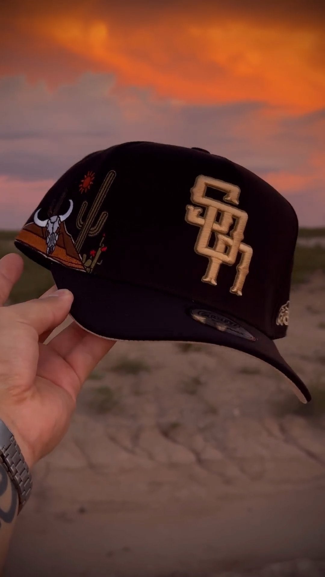 Warriors Desert Embroidered Baseball Cap