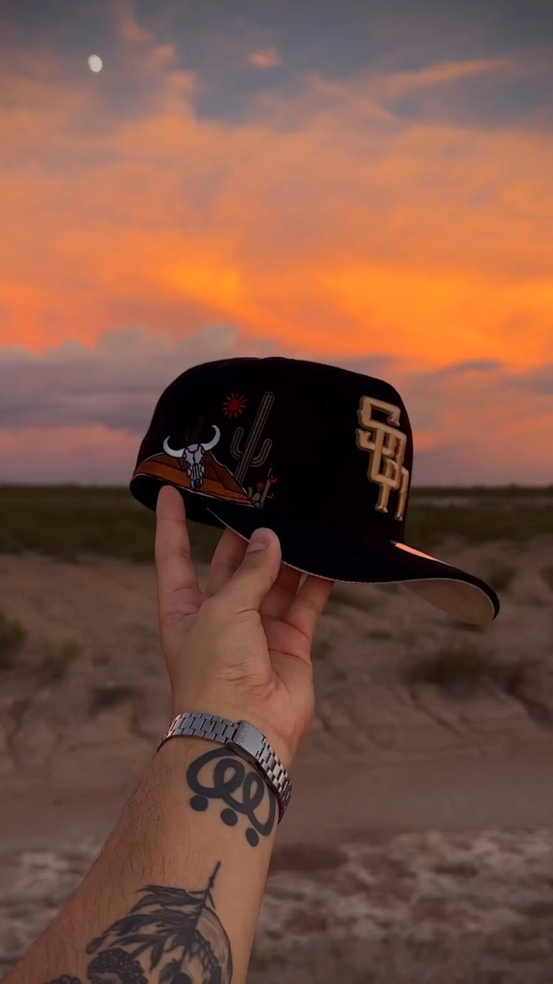 Warriors Desert Embroidered Baseball Cap