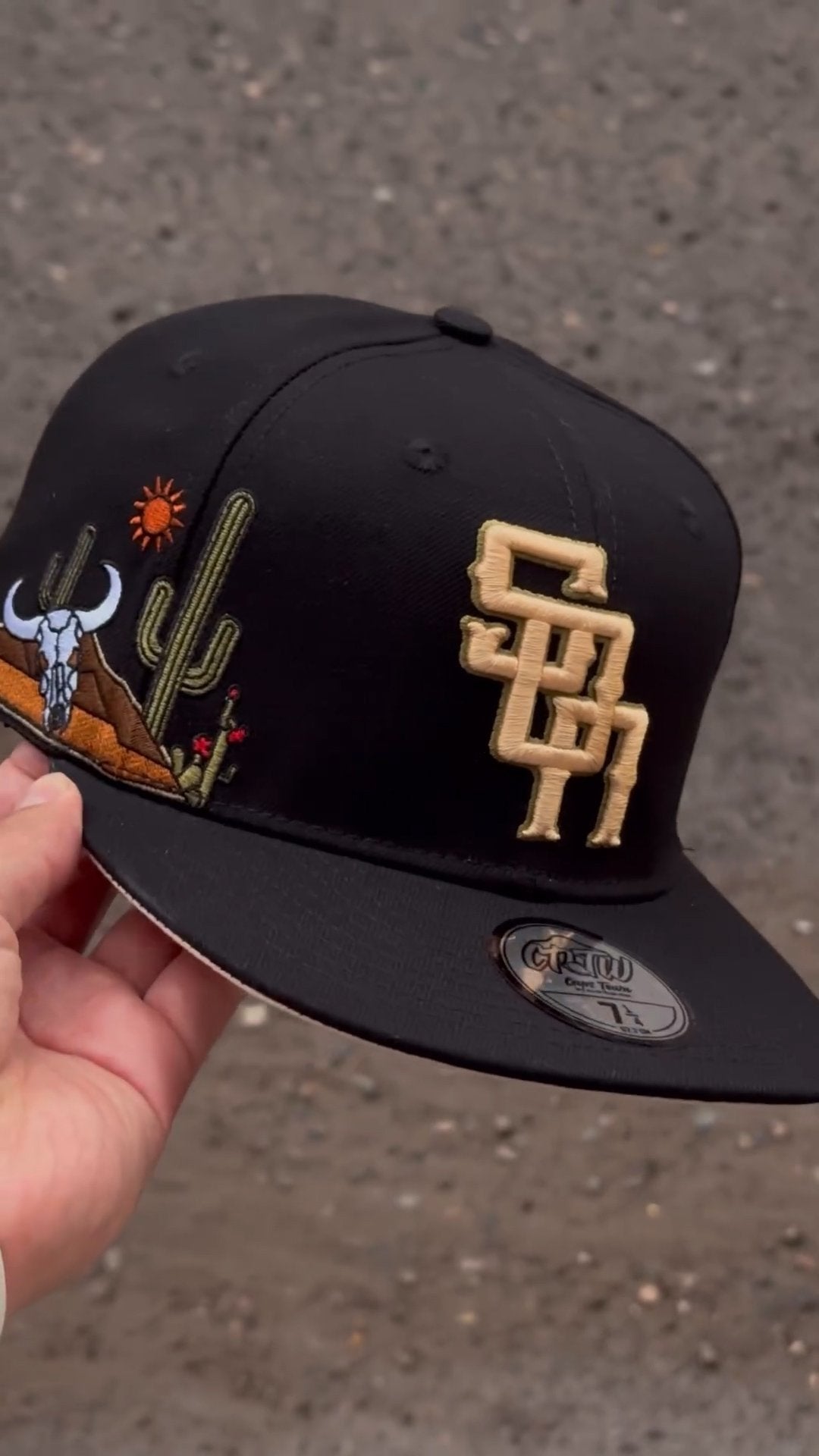 Warriors Desert Embroidered Baseball Cap