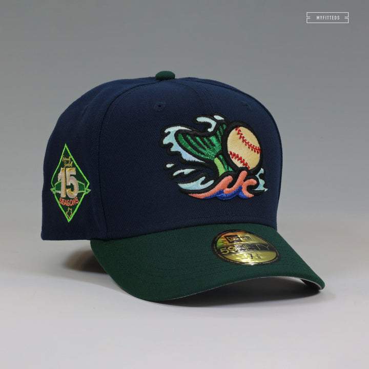 Creative series color block embroidered peaked cap