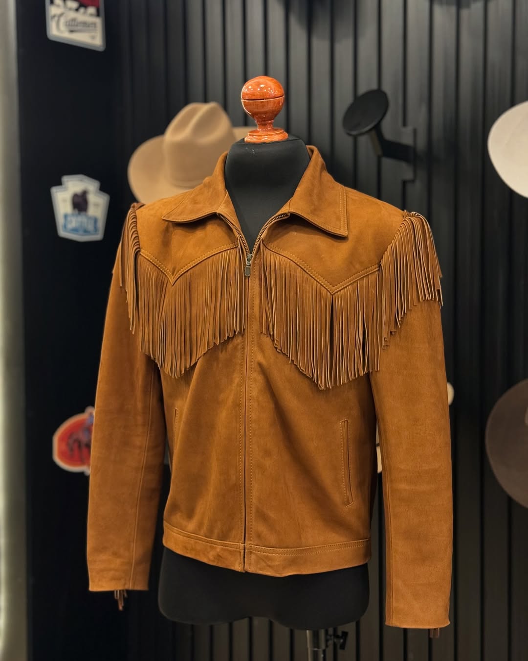 2024 New Men's Deerskin Tassel Fashion Jacket