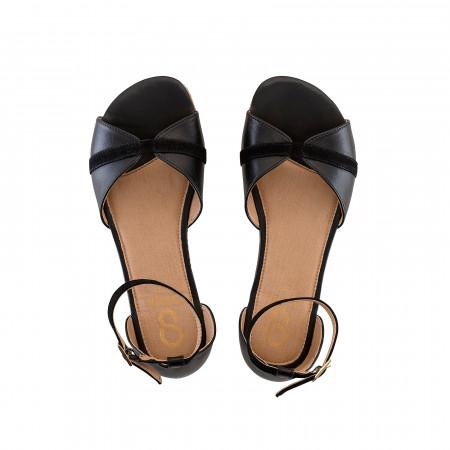 Leather Sandals With Soft Rubber Soles