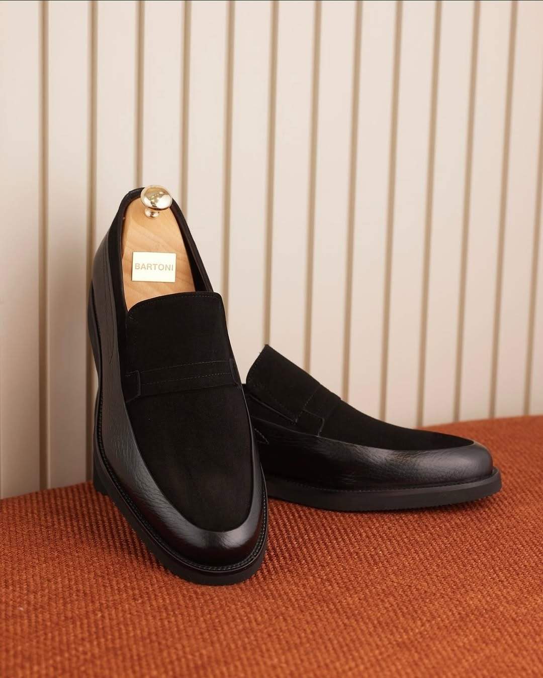 Men's suede calfskin loafers