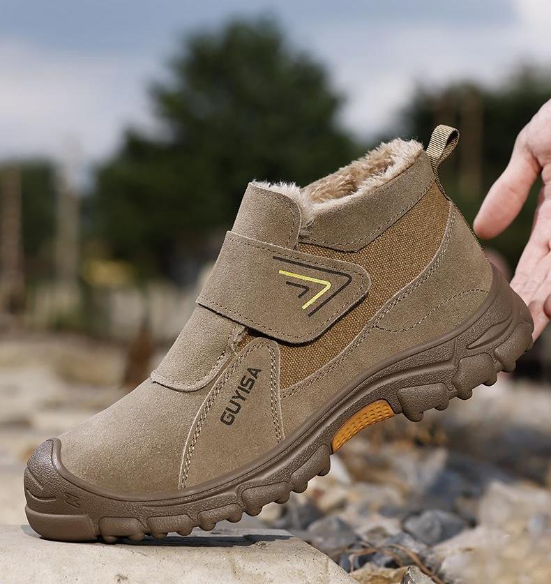 Men's slip-on lightweight wear-resistant work boots