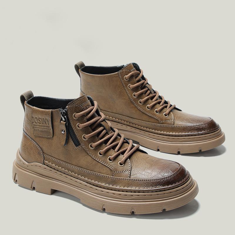 Men's Casual Versatile Retro Short Boots